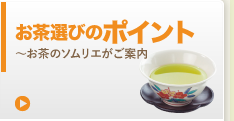 お茶選びのポイント